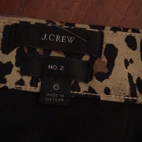 J.Crew Animal Print No. 2 Pencil Skirt NWT - Picture 7 of 8